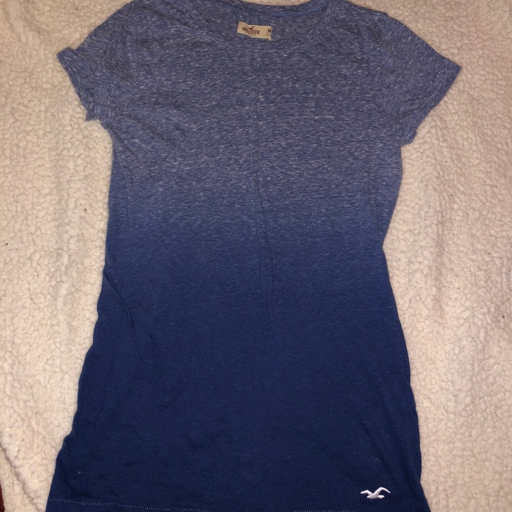 Blue Hollister Ombré T-Shirt